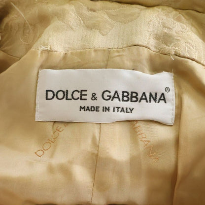 Dolce & Gabbana Jacquard All Over Pattern Double Breasted Coat — view 7