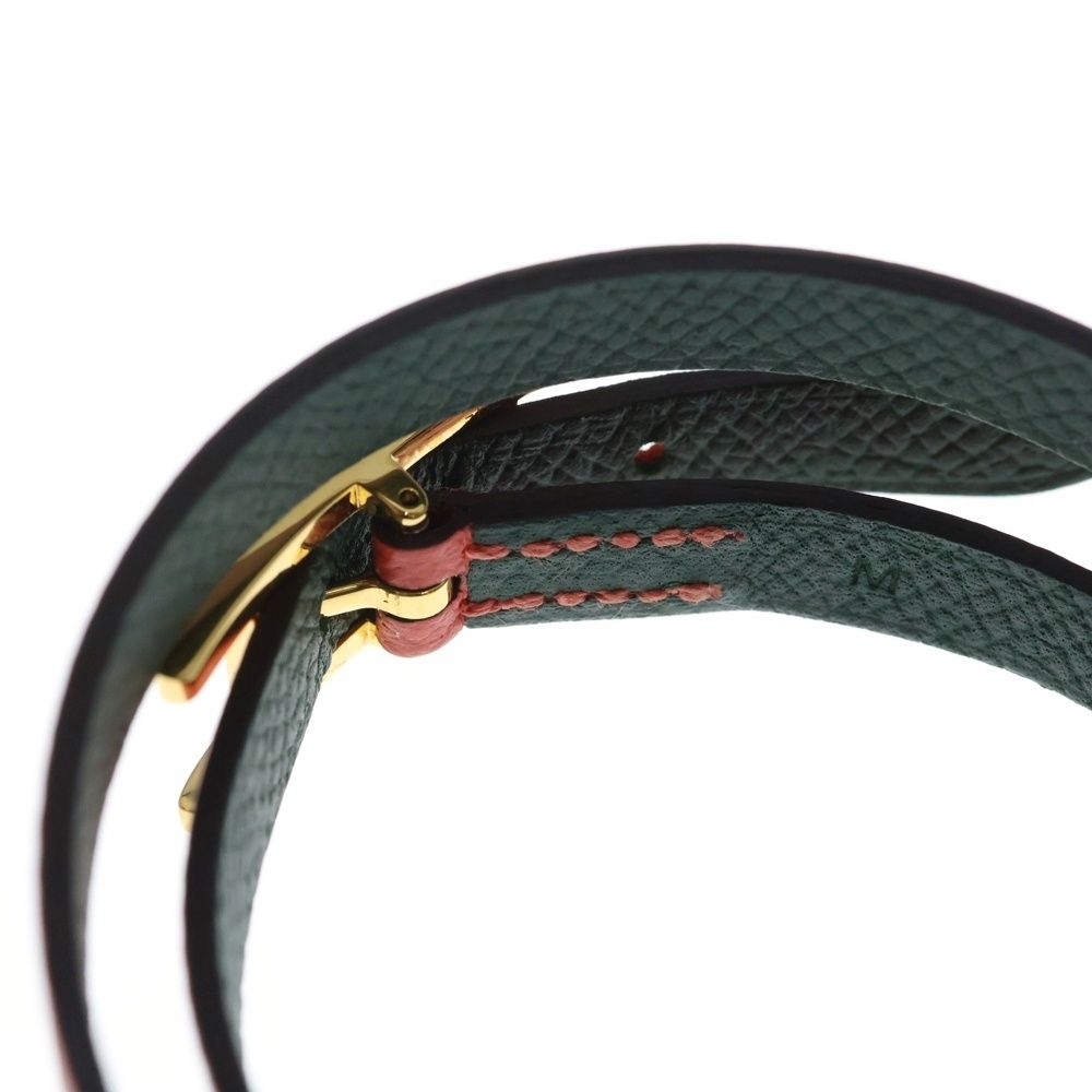 Hermes Behapi Bracelet Leather Light Red Gold — view 5