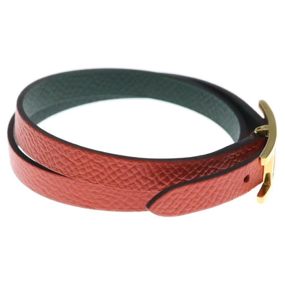 Hermes Behapi Bracelet Leather Light Red Gold — view 3