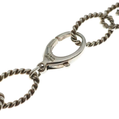 Tiffany & Co. Twisted Long Rope Necklace Pendant Chain Silver — view 4