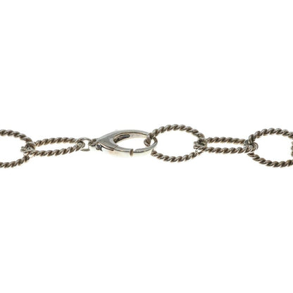 Tiffany & Co. Twisted Long Rope Necklace Pendant Chain Silver — view 3
