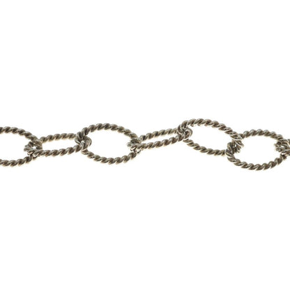 Tiffany & Co. Twisted Long Rope Necklace Pendant Chain Silver — view 5