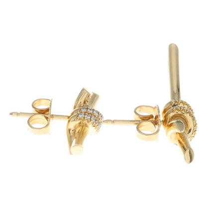 Tiffany & Co. Knot Diamond Earrings Pink Gold — view 4