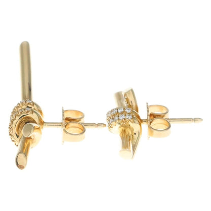 Tiffany & Co. Knot Diamond Earrings Pink Gold — view 3