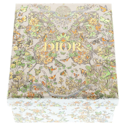 Dior Cannage Key Case Sling Bag Charm Leather Beige Gold — view 7
