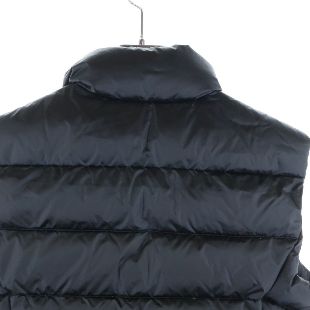 Prada Triangle Logo Down Vest Black — view 4