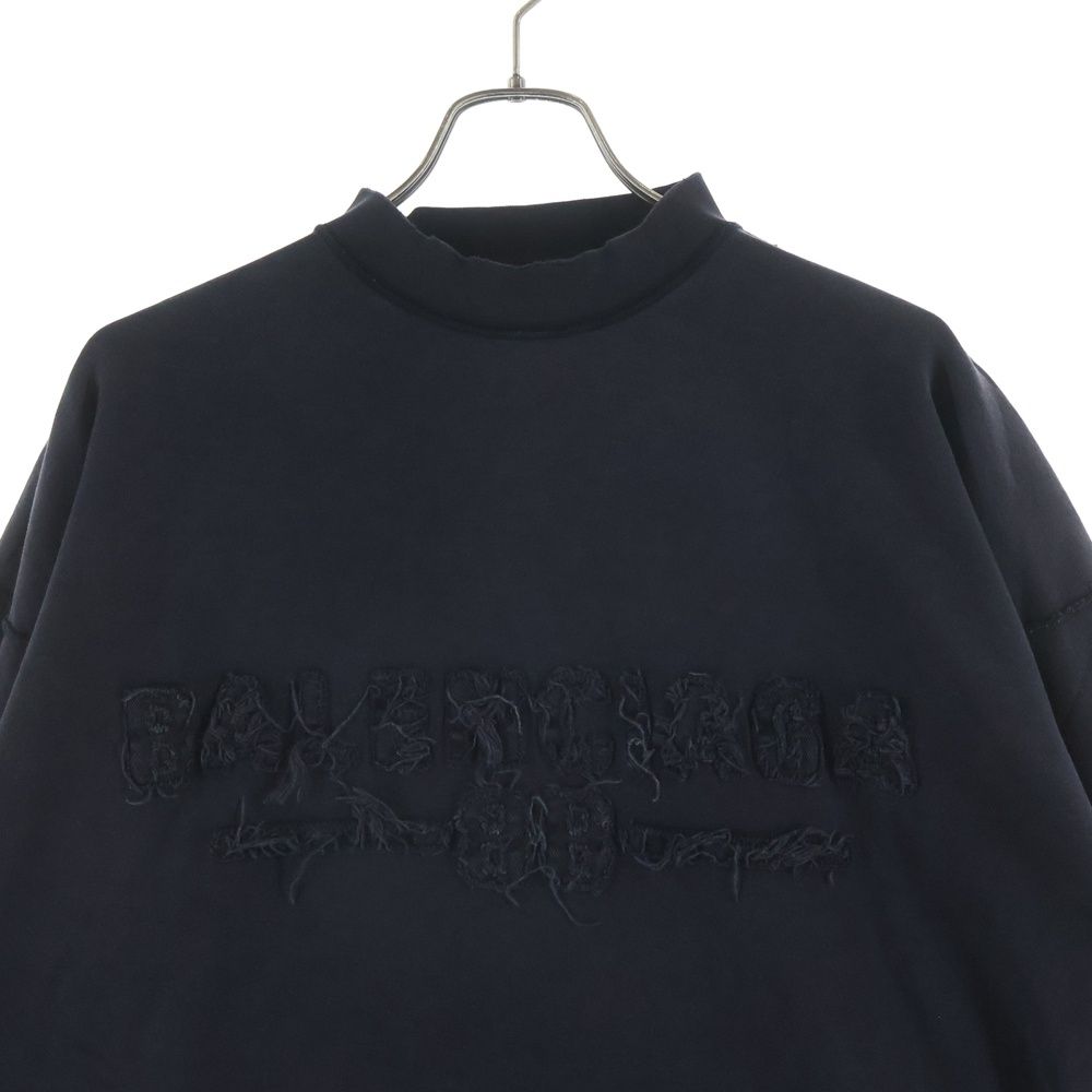 Balenciaga Medium Fit L S T-Shirt Distressed Inside Out Long Sleeve — view 3