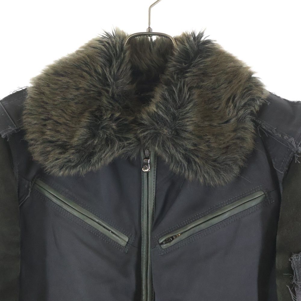 Dolce & Gabbana Nylon Field Fur Jacket Cut Replacement Lining — view 3