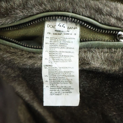 Dolce & Gabbana Nylon Field Fur Jacket Cut Replacement Lining — view 7