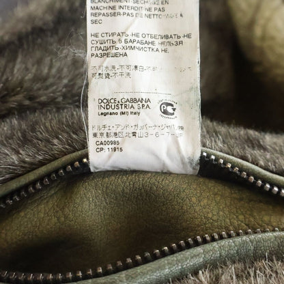 Dolce & Gabbana Nylon Field Fur Jacket Cut Replacement Lining — view 8