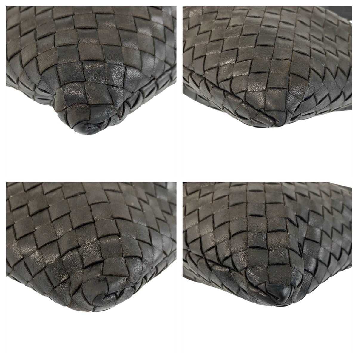 Bottega Veneta Black Leather Shoulder Bag — view 4