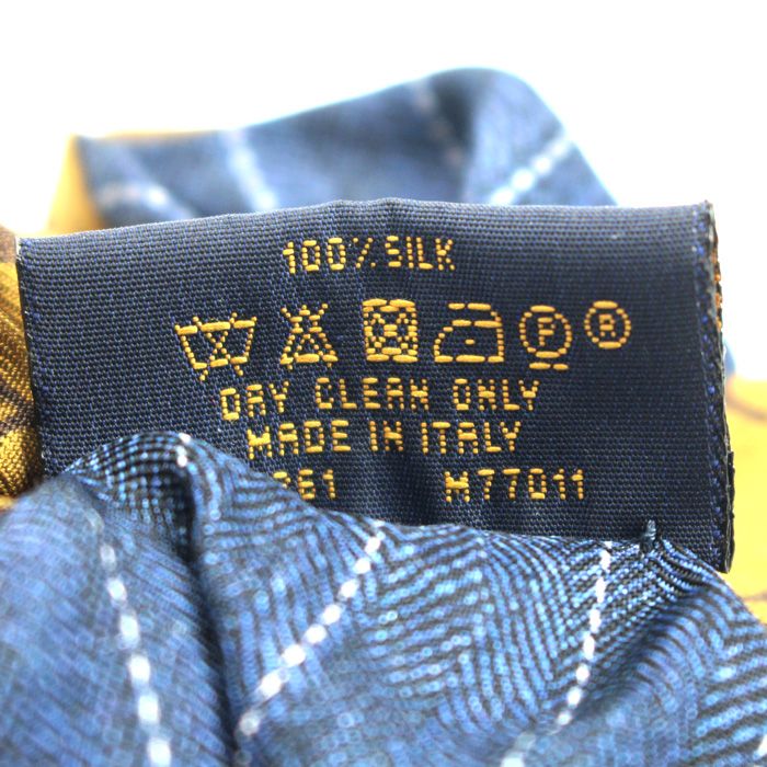 Louis Vuitton Silk Scrunchie Be Mindful Single Brown Navy — view 4