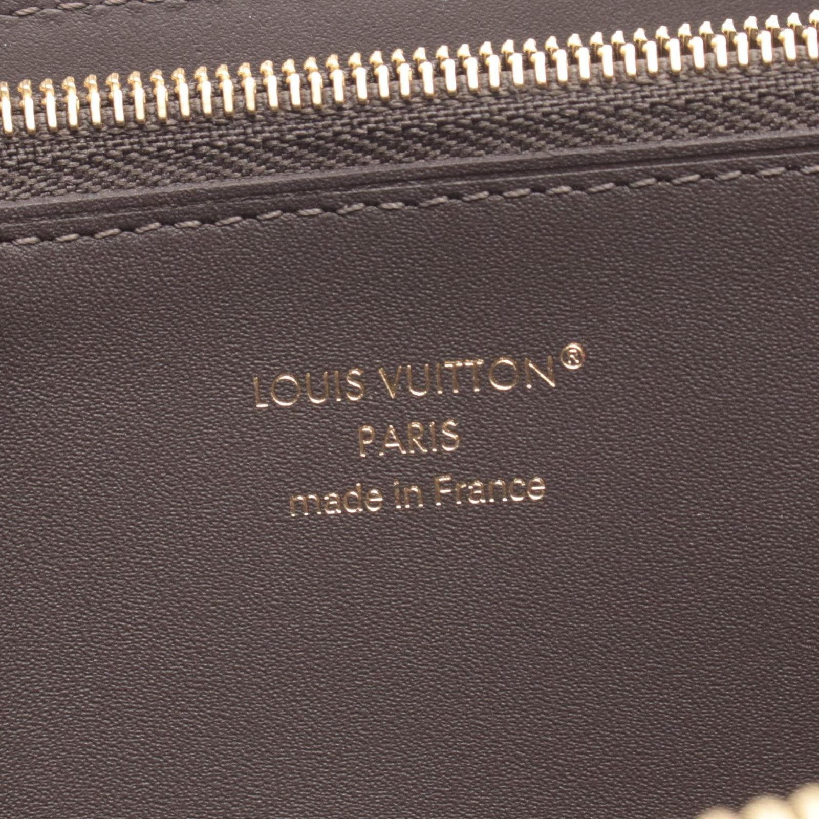 Louis Vuitton Lshape Zipper Wallet Portefeuille Comet Leather Gare Beige — view 4