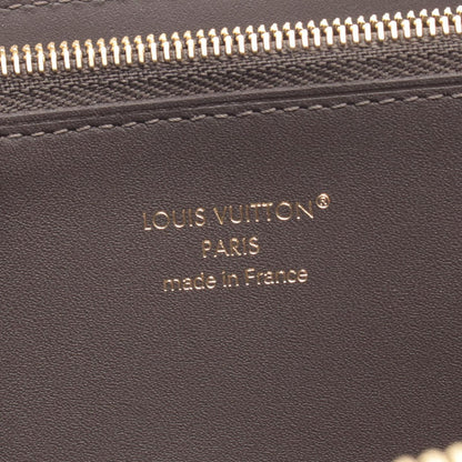 Louis Vuitton Lshape Zipper Wallet Portefeuille Comet Leather Gare Beige — view 4