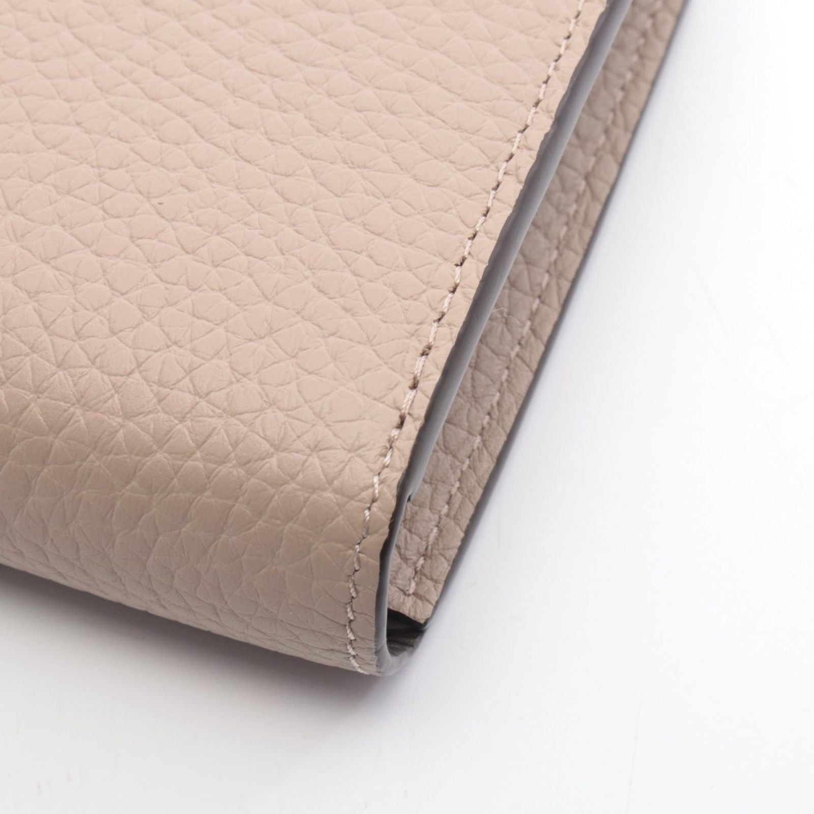 Louis Vuitton Lshape Zipper Wallet Portefeuille Comet Leather Gare Beige — view 6