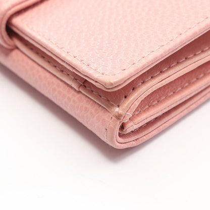 Chanel Hook Wallet CC Logo Pink Calf — view 8