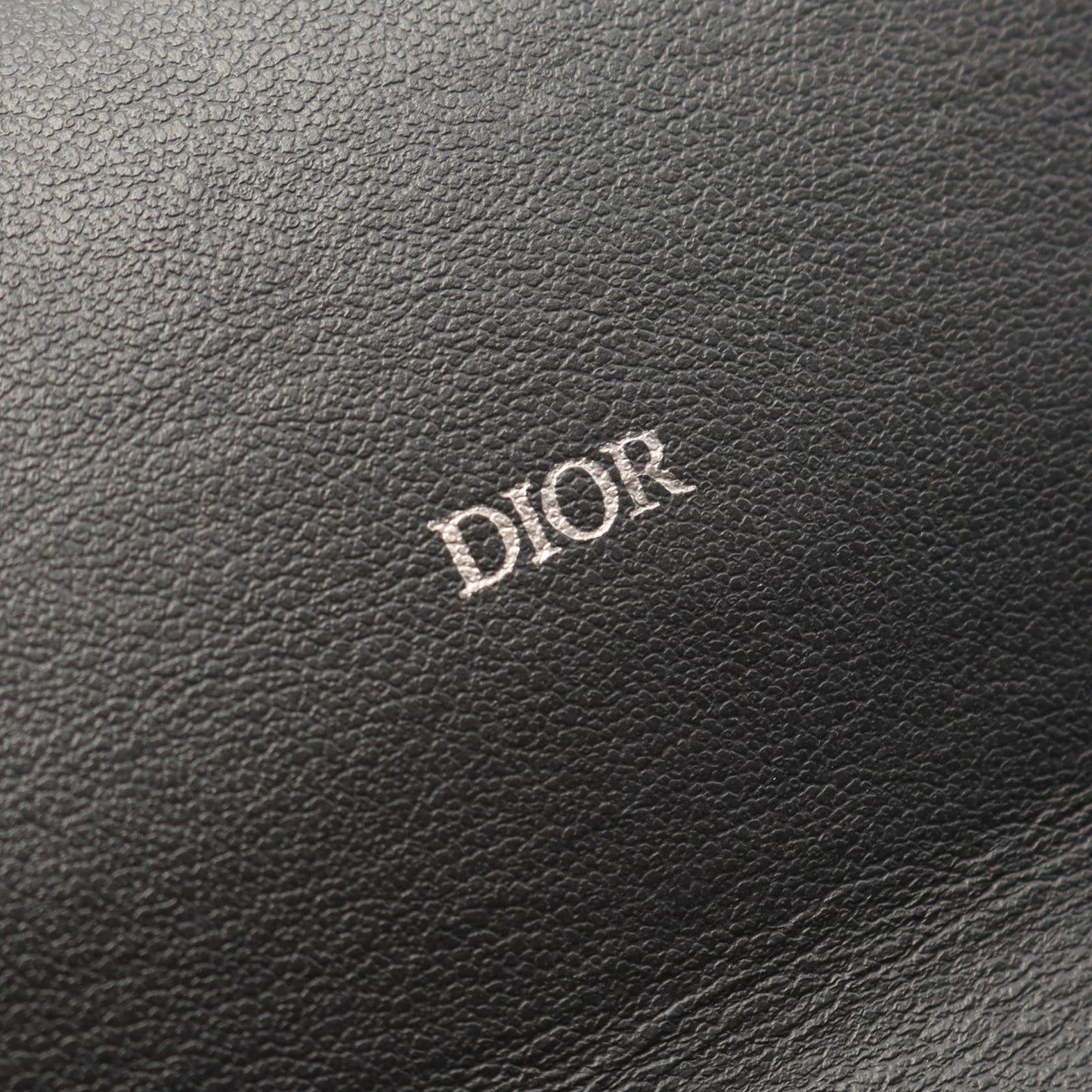Dior Bifold Wallet Autumn Blue Jacquard Black Canvas Auction Zip Long — view 4