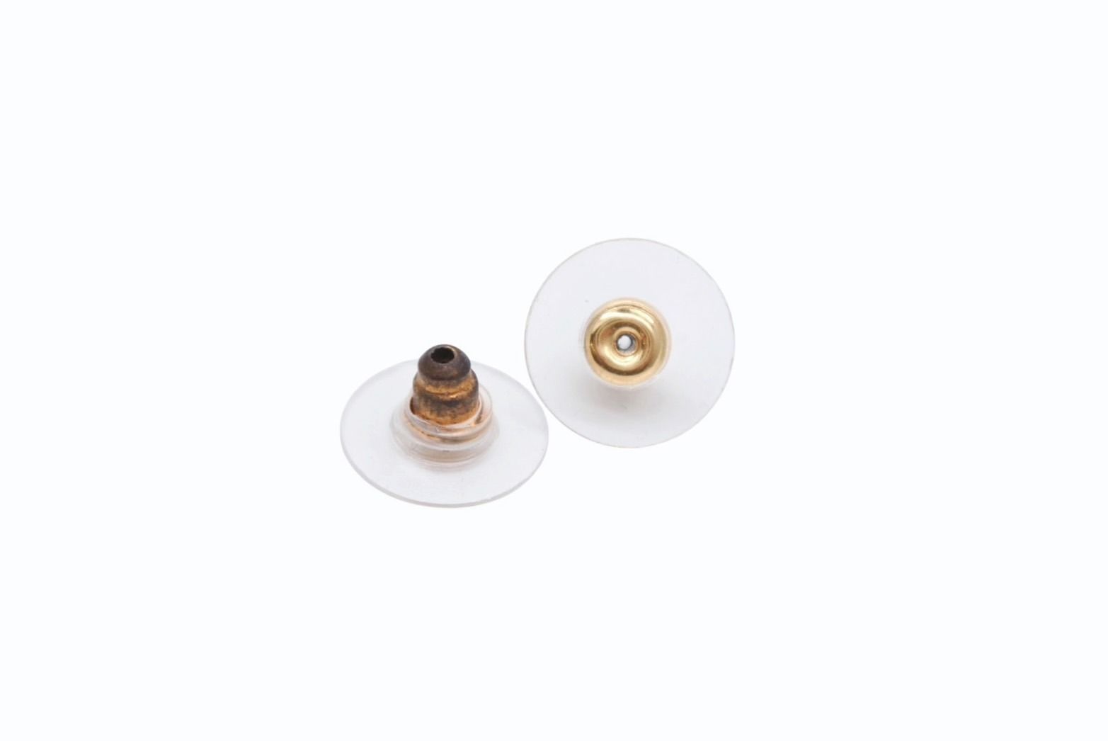 Chanel CC Logo Star Medal Earrings Gold Plated — view 8