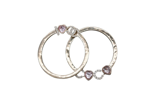 Chanel I Love Coco Heart Stone Earrings Metal Rhinestone Gold