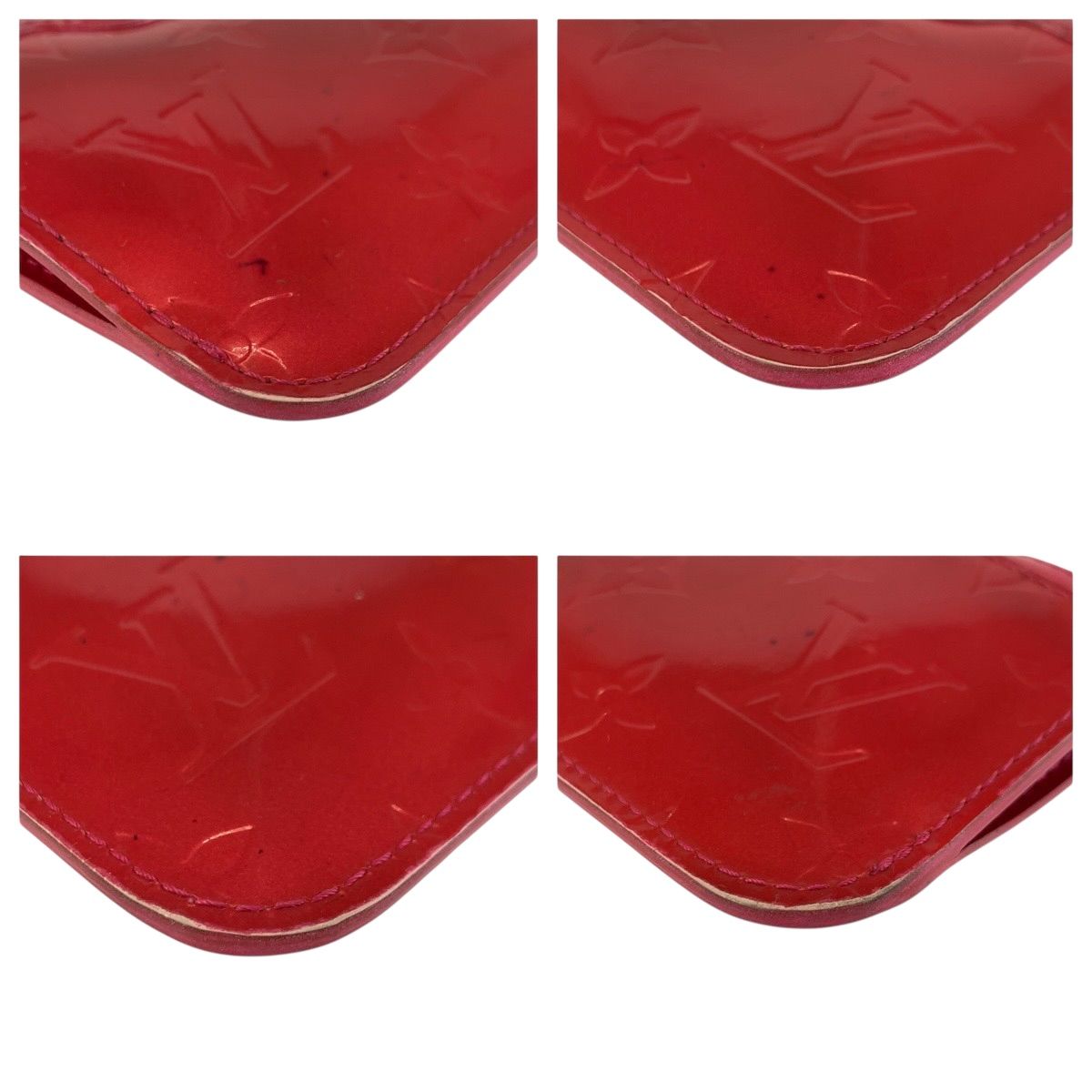 Louis Vuitton Monogram Vernis Pochette Cles Pink Coin Case Key — view 4
