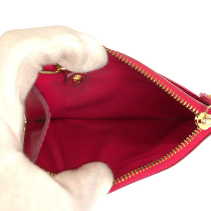 Louis Vuitton Monogram Vernis Pochette Cles Pink Coin Case Key — view 8