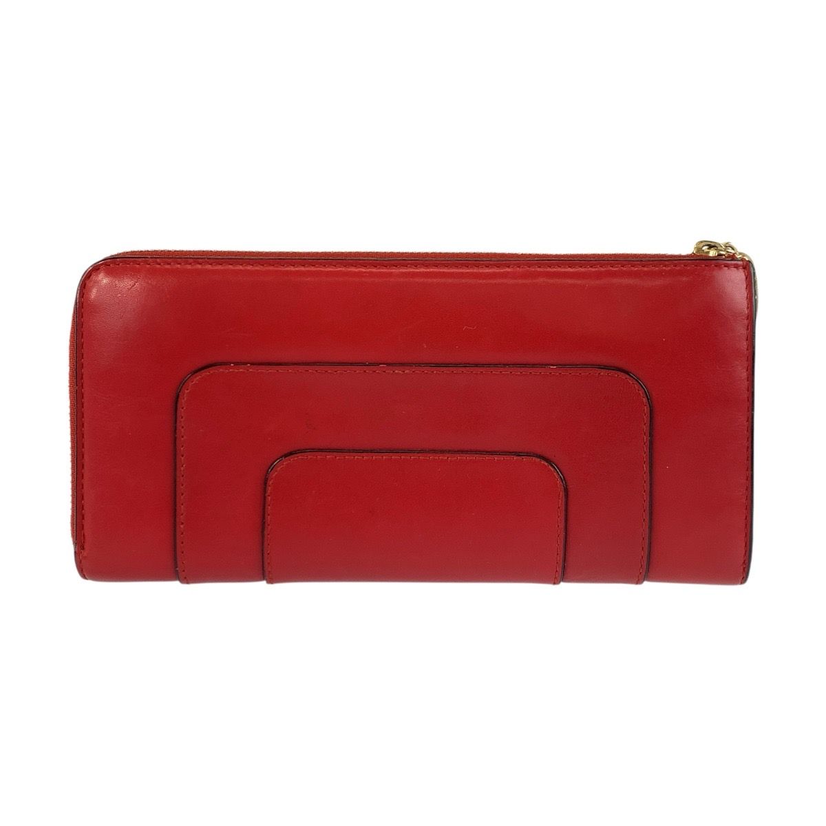 Bvlgari Serpenti Red Gold Leather DP Wallet — view 2