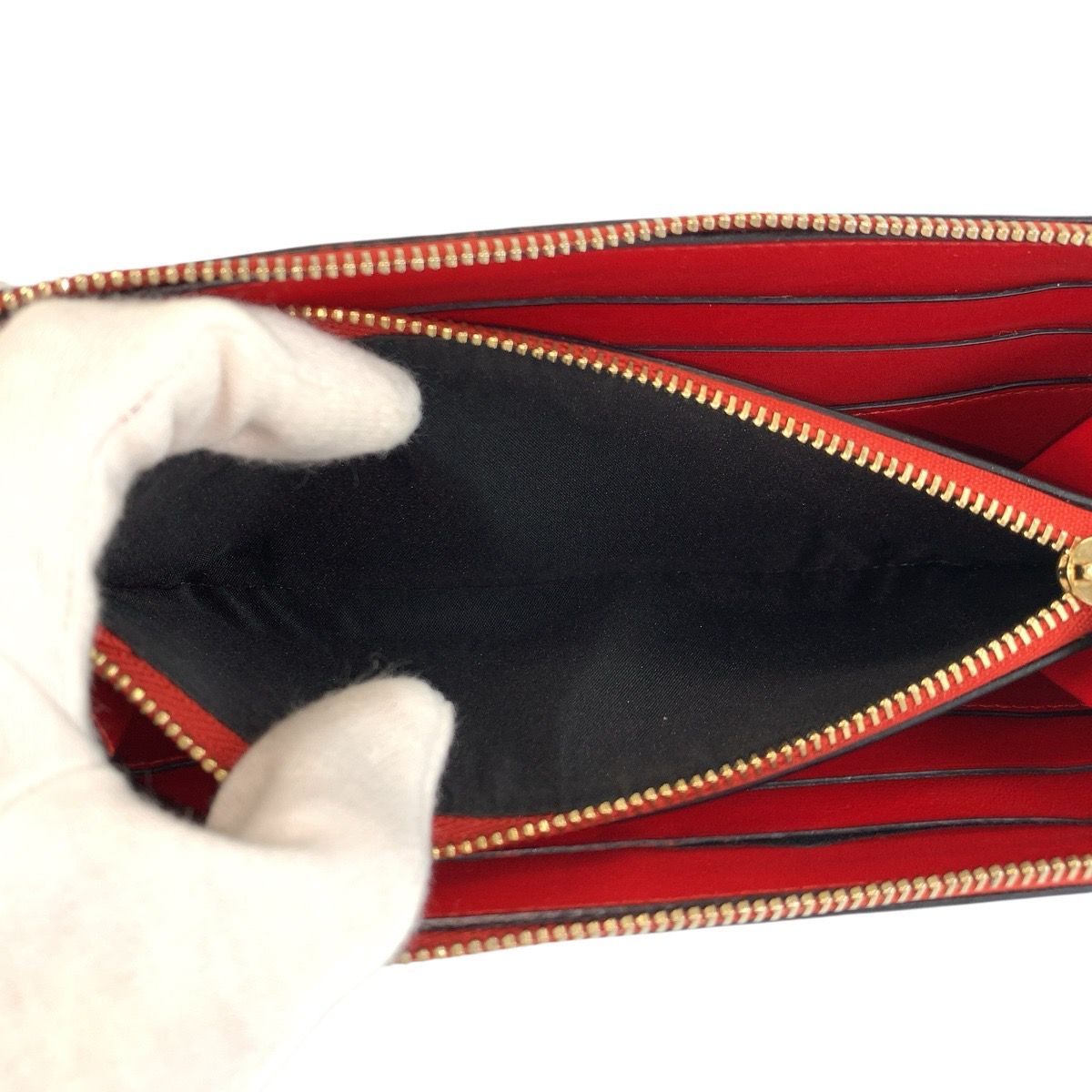 Bvlgari Serpenti Red Gold Leather DP Wallet — view 8