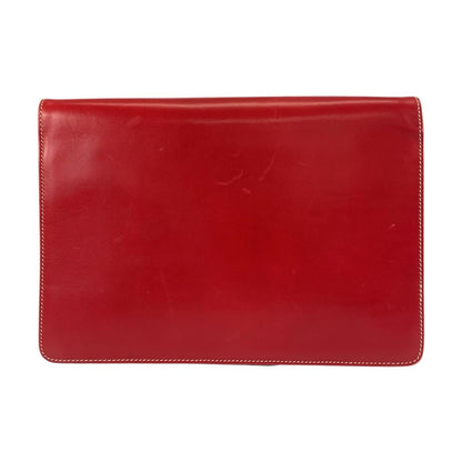 Dior Vintage CD Logo Red Gold Chain Shoulder Bag — view 2