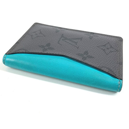 Louis Vuitton Card Case Organizer de Poche Monogram Eclipse Canvas Gray — view 6