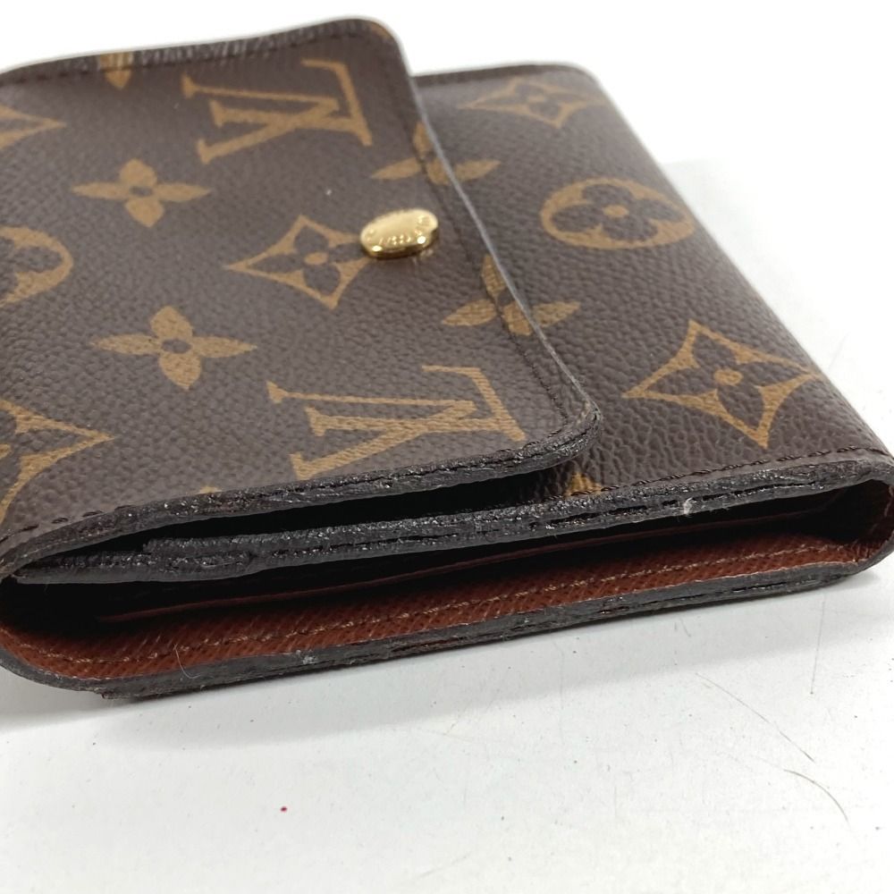 Louis Vuitton Trifold Wallet Porte Feuille Anais M60402 Monogram Canvas Brown — view 3