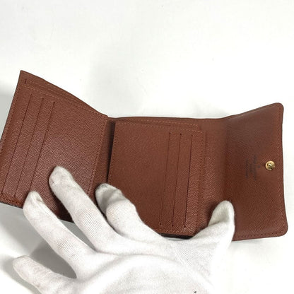 Louis Vuitton Trifold Wallet Porte Feuille Anais M60402 Monogram Canvas Brown — view 8
