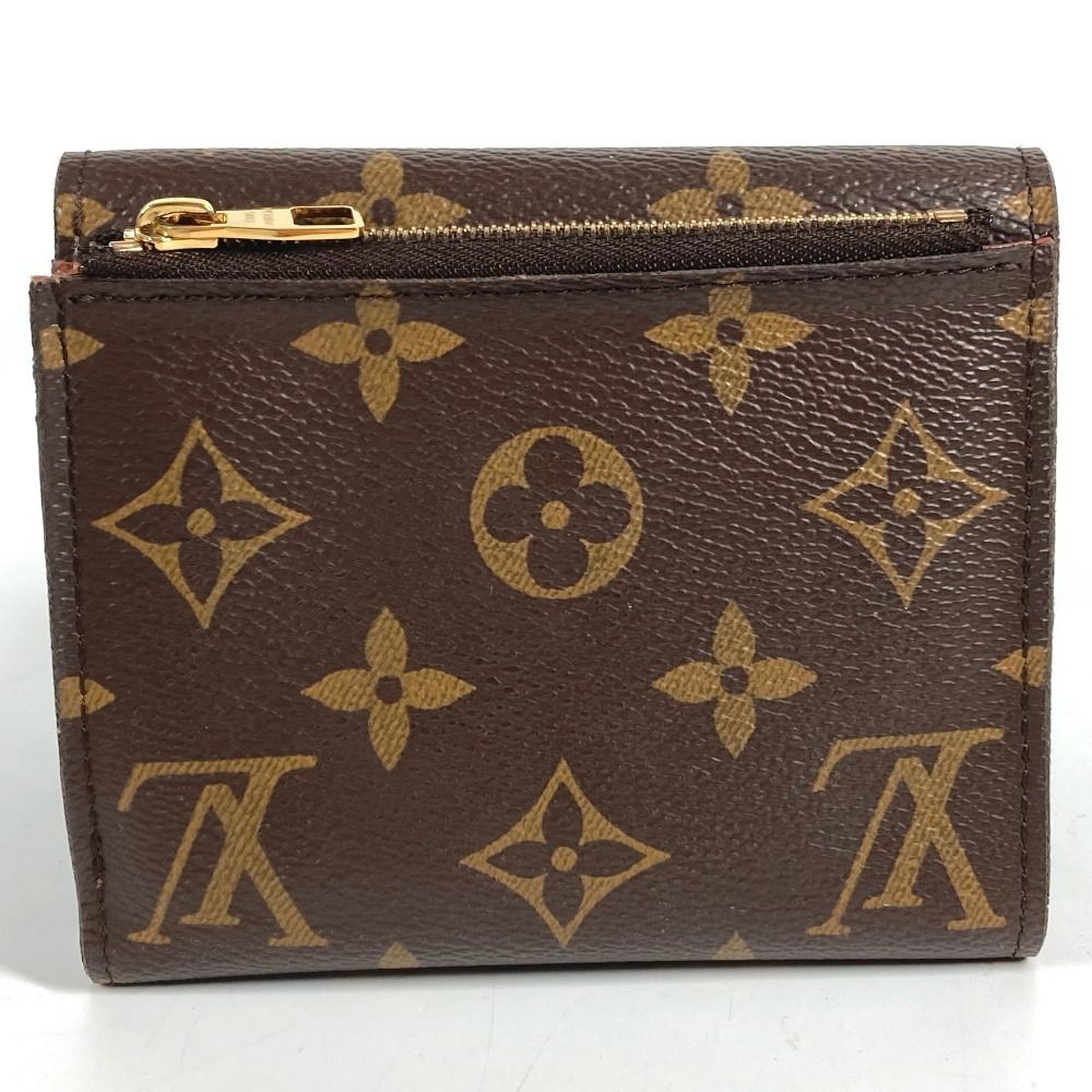 Louis Vuitton Trifold Wallet Porte Feuille Anais M60402 Monogram Canvas Brown — view 2