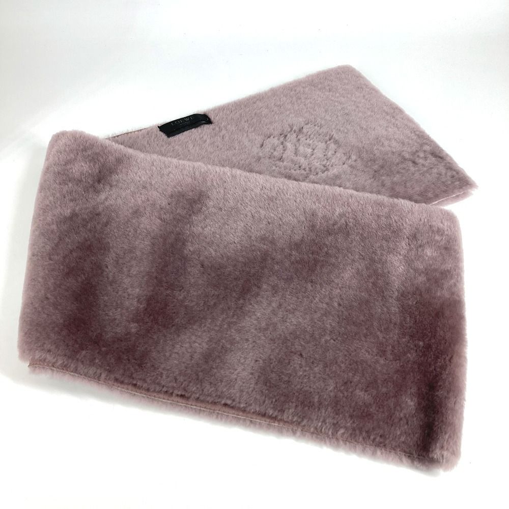 Loewe Muffler Anagram Logo Purple — view 8