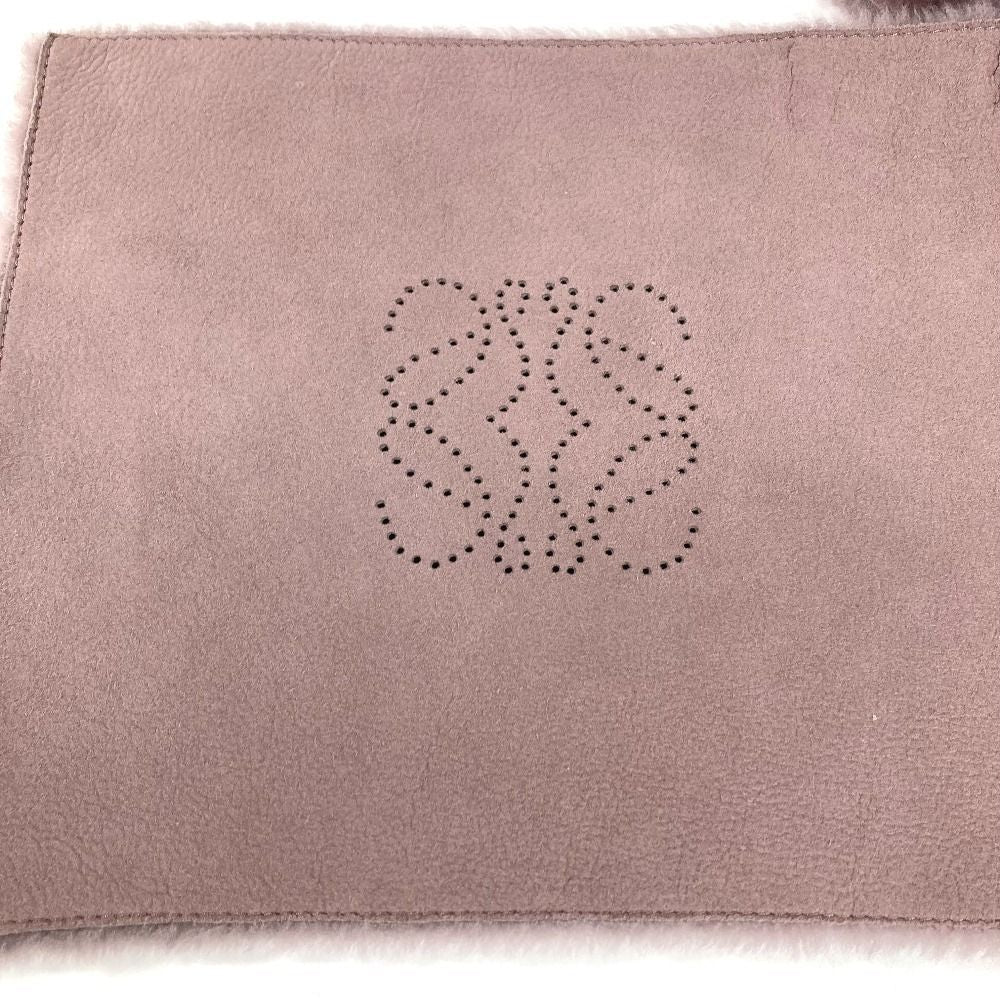 Loewe Muffler Anagram Logo Purple — view 6
