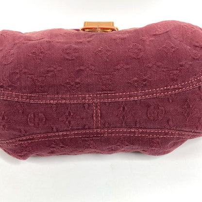 Louis Vuitton Shoulder Bag Sunray Monogram Denim Canvas Rouge Fauvist Pink — view 5