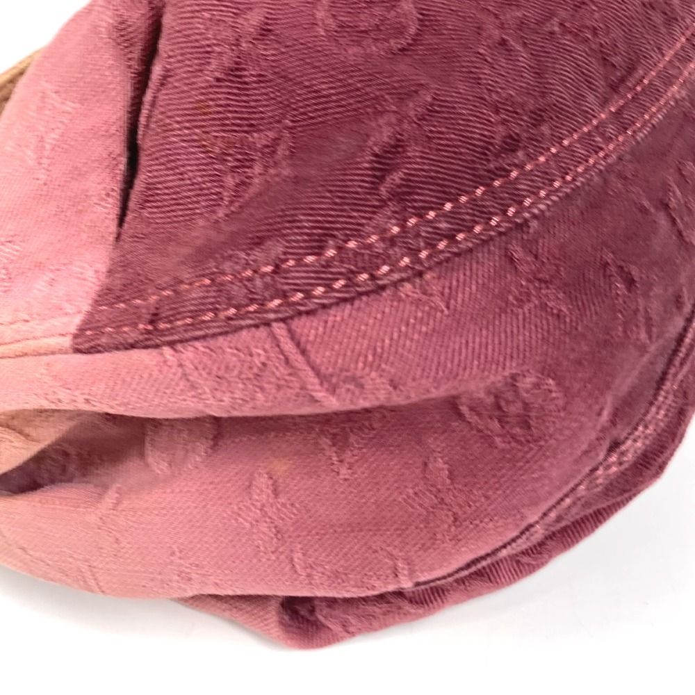Louis Vuitton Shoulder Bag Sunray Monogram Denim Canvas Rouge Fauvist Pink — view 4