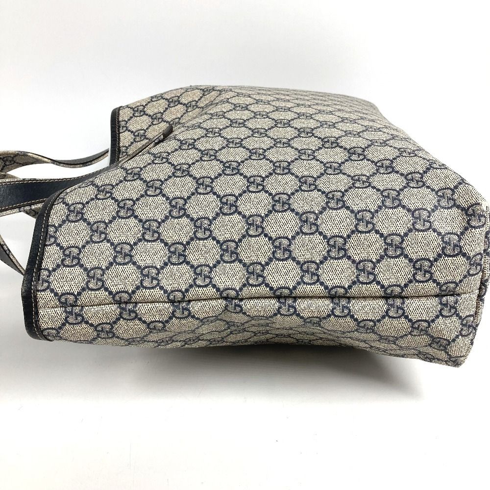 Gucci Shoulder Bag GG Logo 211134 Supreme Canvas Navy — view 3