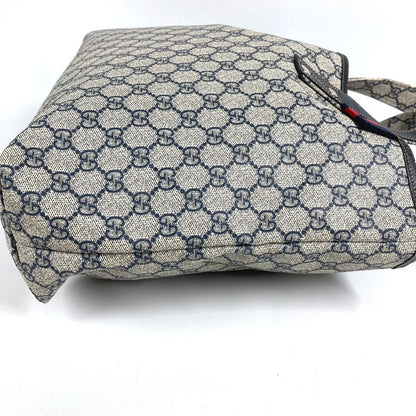 Gucci Shoulder Bag GG Logo 211134 Supreme Canvas Navy — view 7