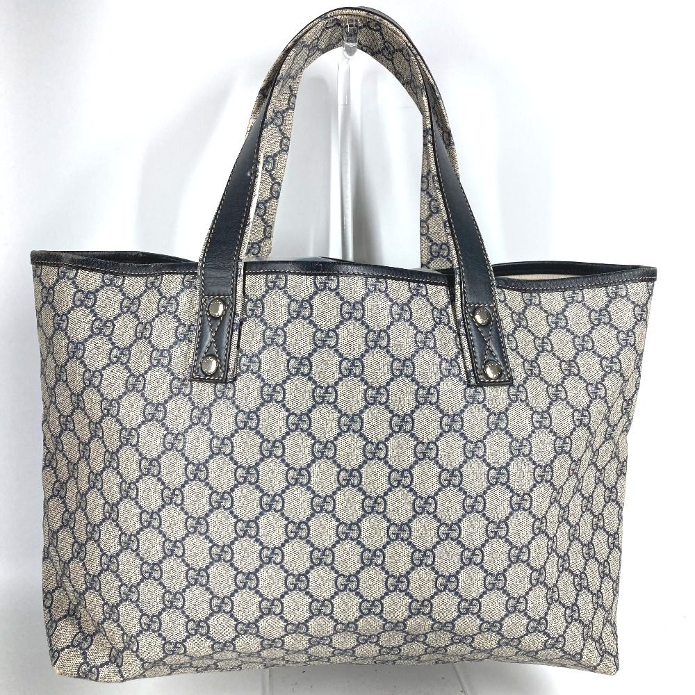 Gucci Shoulder Bag GG Logo 211134 Supreme Canvas Navy — view 2