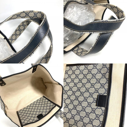 Gucci Shoulder Bag GG Logo 211134 Supreme Canvas Navy — view 8