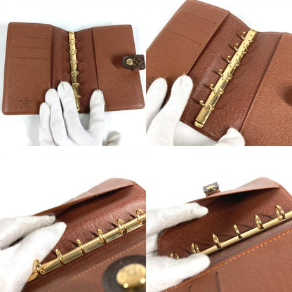 Louis Vuitton Notebook Cover Agenda PM R20011 Monogram Canvas Brown — view 9