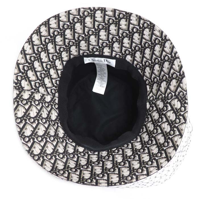 DIOR Teddy-d Bob Hat Au Bree Couture Black 95tdd924g130 59 Women's Used — view 5