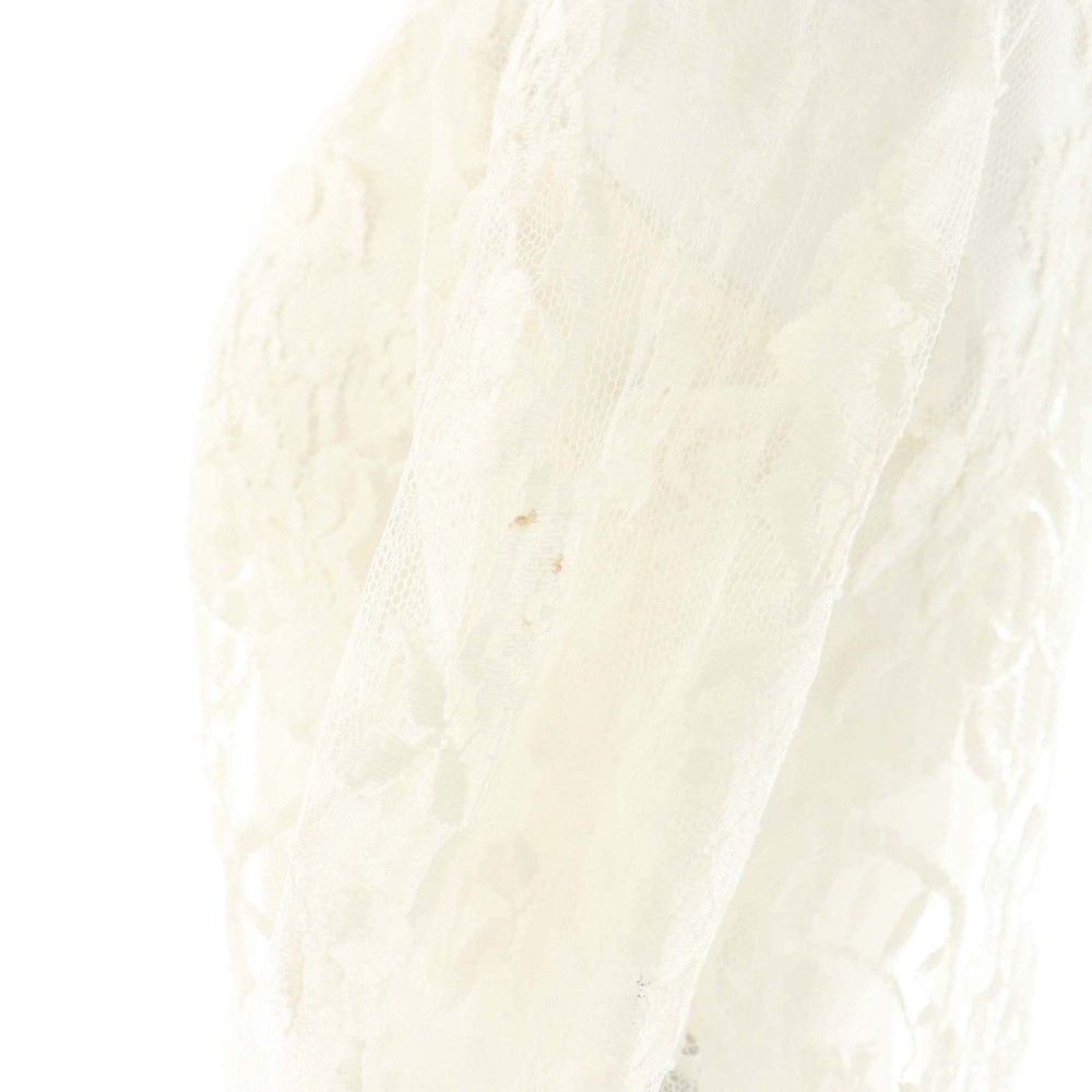 Dolce & Gabbana D G Lace Mini Dress Long Sleeve Ivory — view 7
