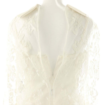 Dolce & Gabbana D G Lace Mini Dress Long Sleeve Ivory — view 5