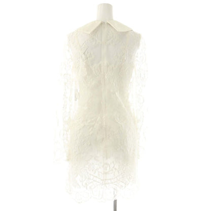 Dolce & Gabbana D G Lace Mini Dress Long Sleeve Ivory — view 2