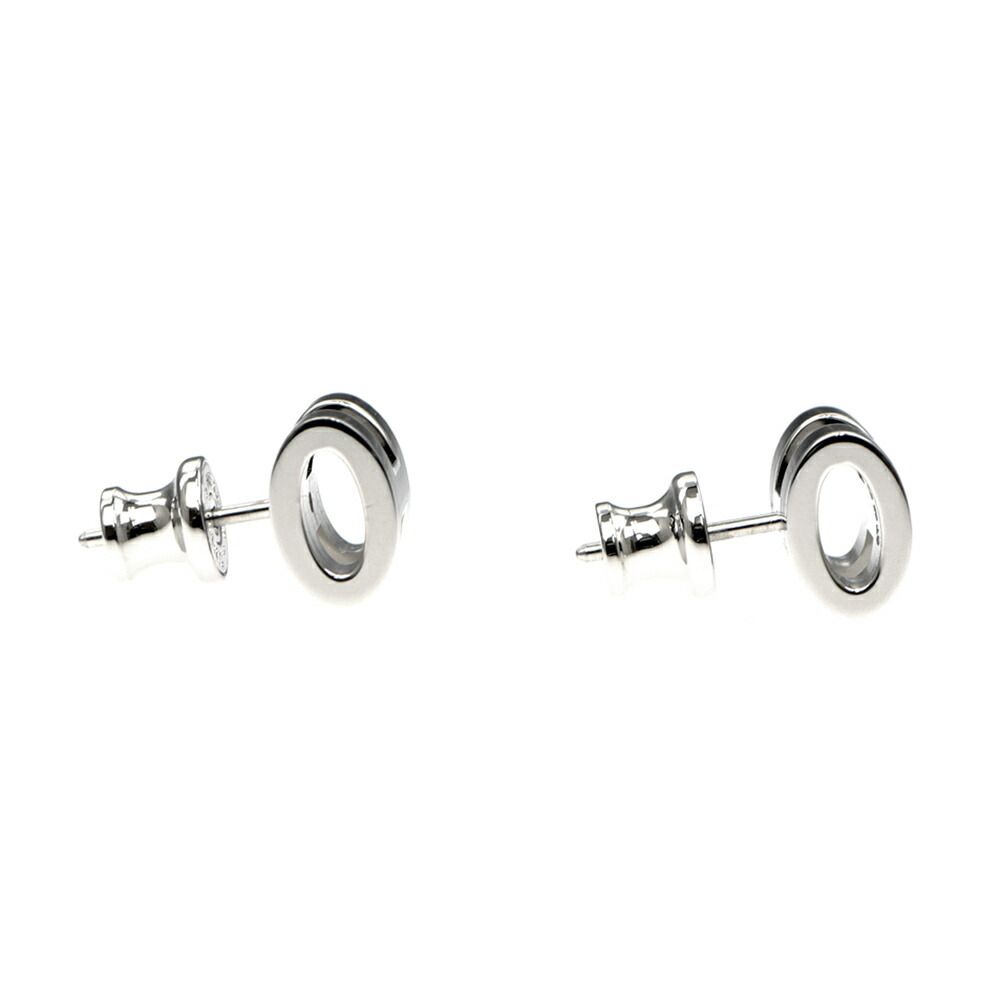 Hermes Earrings Pop Mini Pair Black Silver — view 3