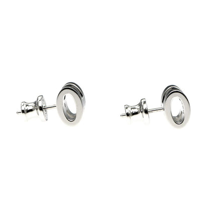Hermes Earrings Pop Mini Pair Black Silver — view 3