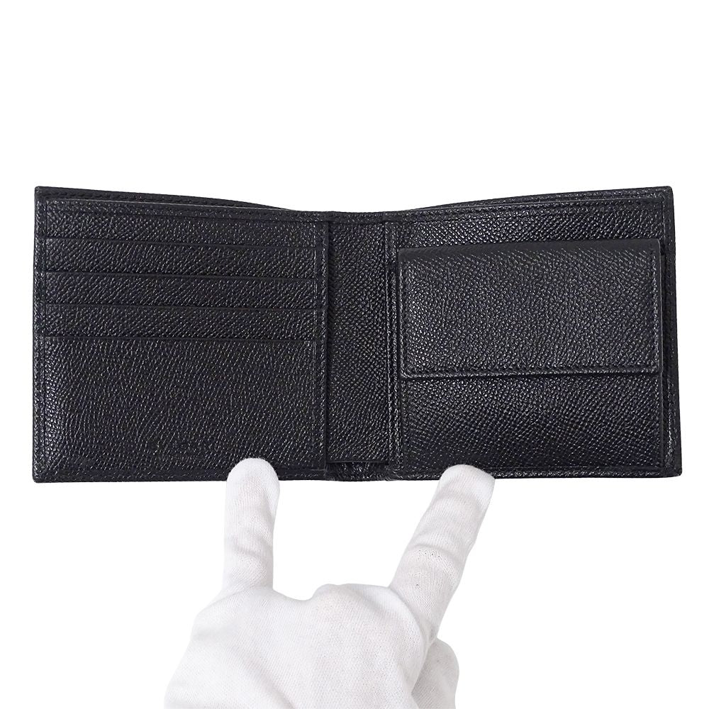 Bvlgari Wallet Men's Brand Bifold Bulgari Man Leather Black — view 4