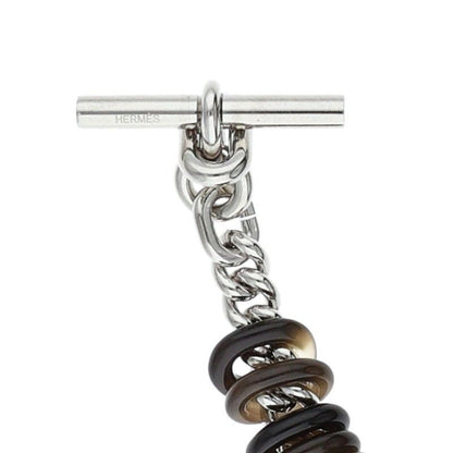 Hermes Theoreme Metal Buffalo Horn Bracelet Men's T4 — view 3