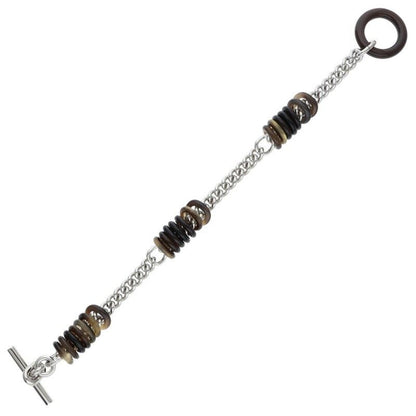 Hermes Theoreme Metal Buffalo Horn Bracelet Men's T4 — view 2